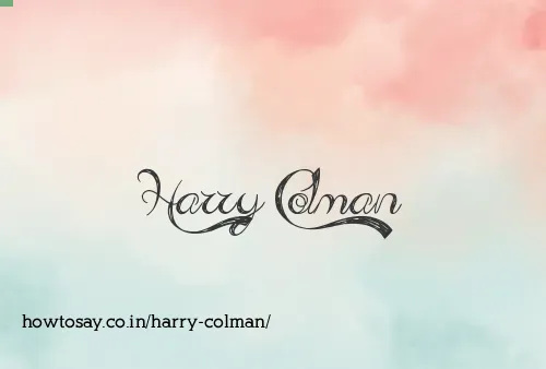 Harry Colman