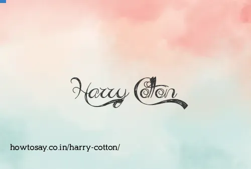 Harry Cotton