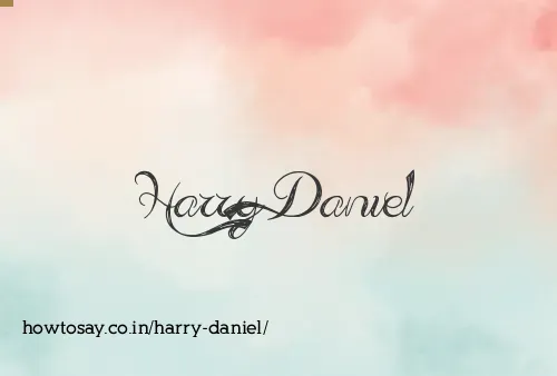Harry Daniel