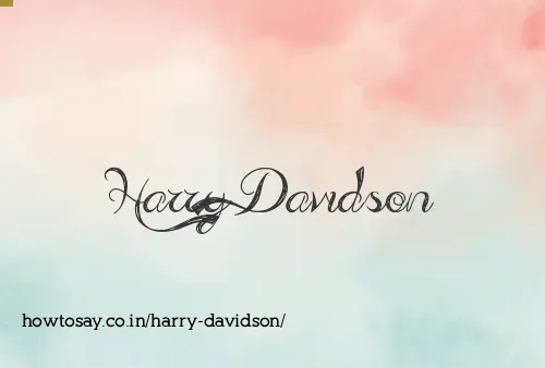 Harry Davidson