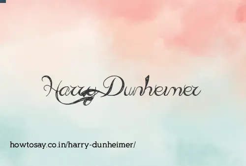 Harry Dunheimer