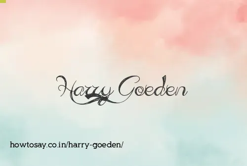 Harry Goeden