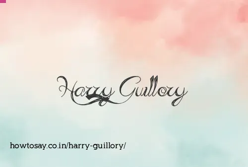 Harry Guillory