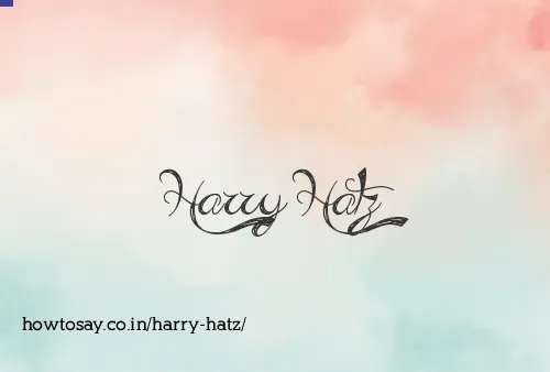 Harry Hatz