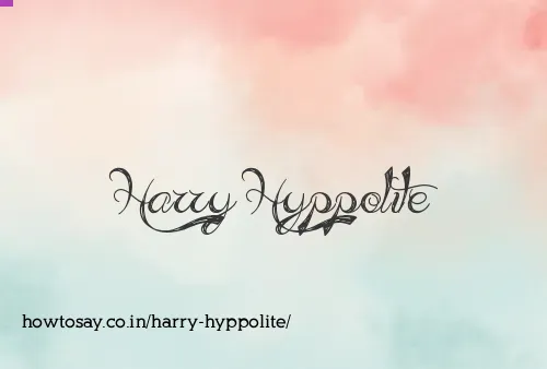 Harry Hyppolite