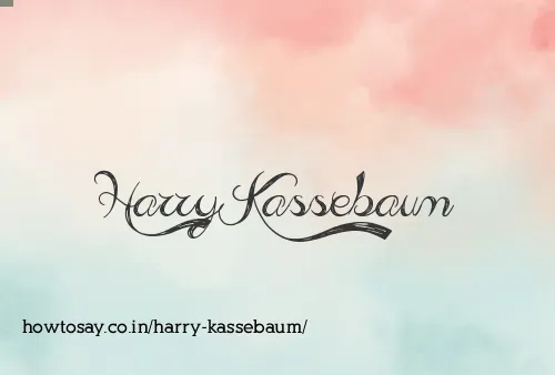Harry Kassebaum