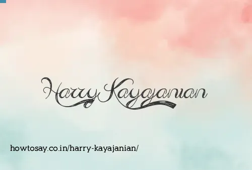 Harry Kayajanian