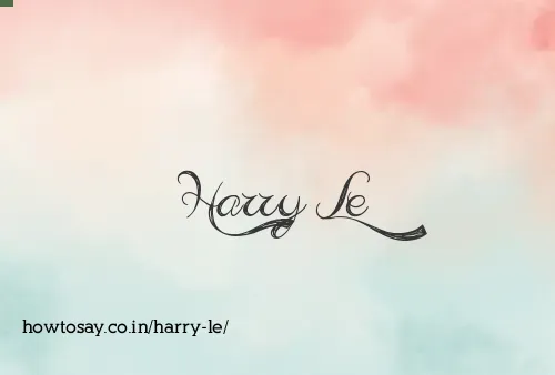 Harry Le