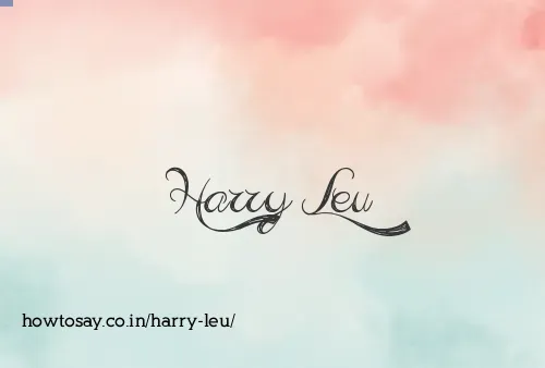 Harry Leu