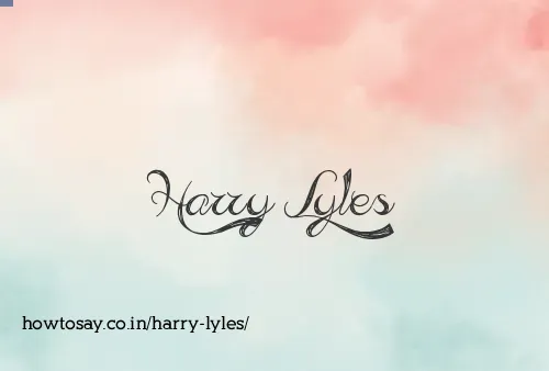 Harry Lyles
