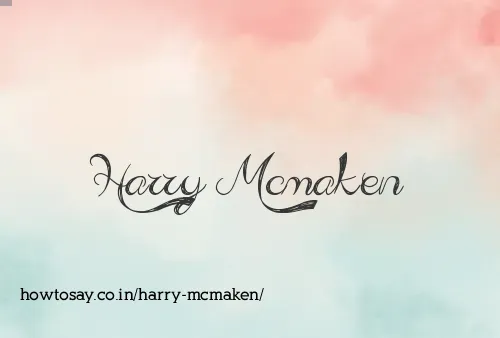 Harry Mcmaken