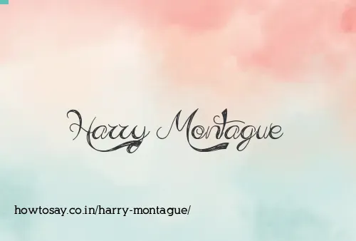 Harry Montague