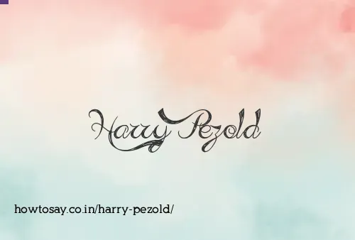 Harry Pezold