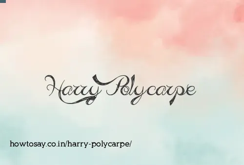 Harry Polycarpe