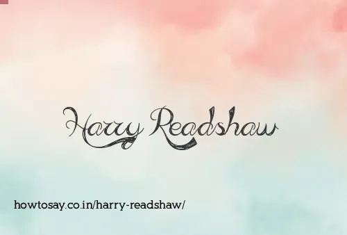 Harry Readshaw
