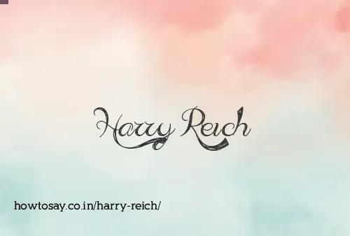 Harry Reich