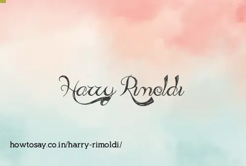 Harry Rimoldi
