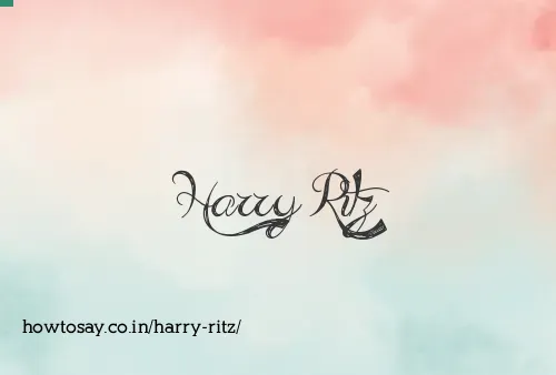 Harry Ritz