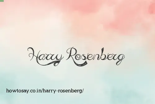 Harry Rosenberg