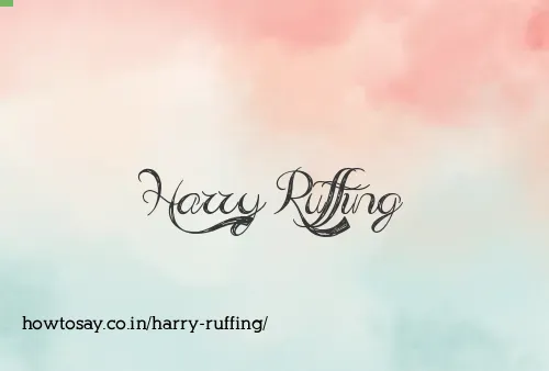 Harry Ruffing