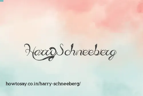 Harry Schneeberg