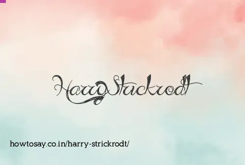 Harry Strickrodt