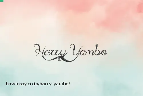 Harry Yambo