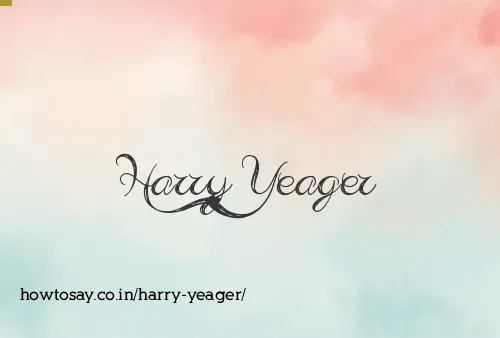 Harry Yeager