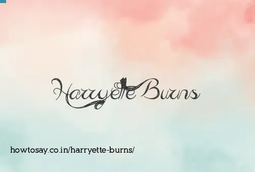 Harryette Burns