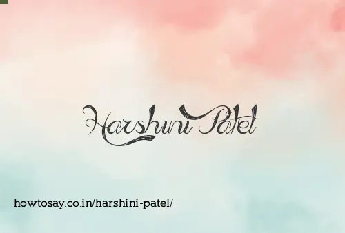 Harshini Patel