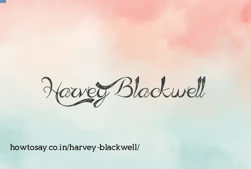 Harvey Blackwell