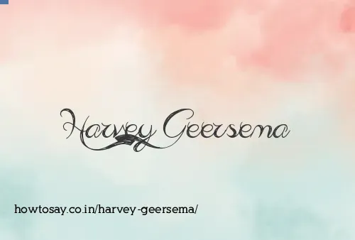 Harvey Geersema