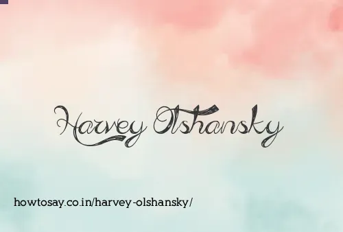 Harvey Olshansky