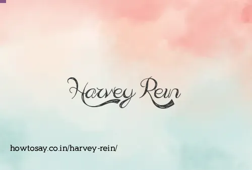 Harvey Rein