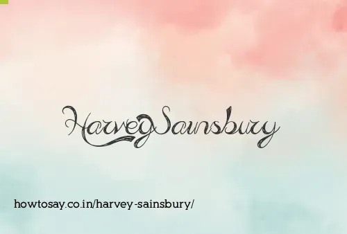 Harvey Sainsbury