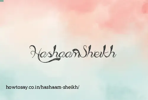 Hashaam Sheikh