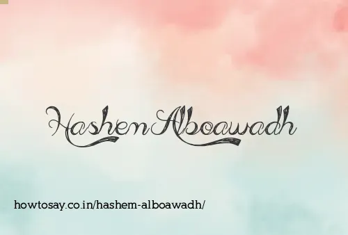 Hashem Alboawadh