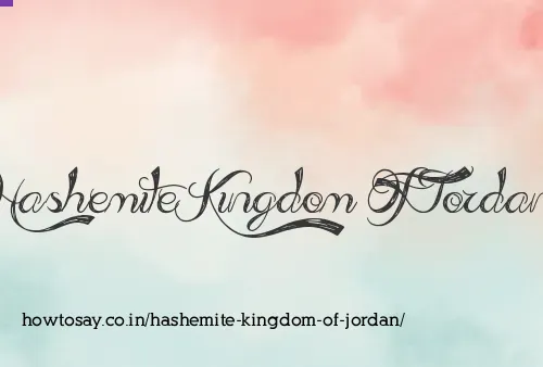 Hashemite Kingdom Of Jordan