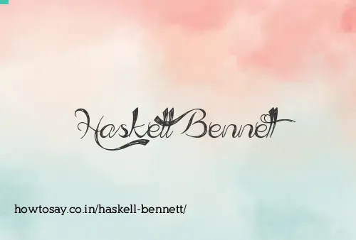 Haskell Bennett