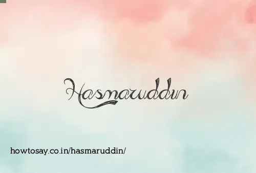 Hasmaruddin