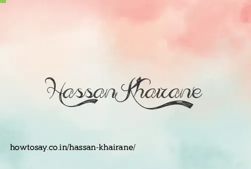 Hassan Khairane