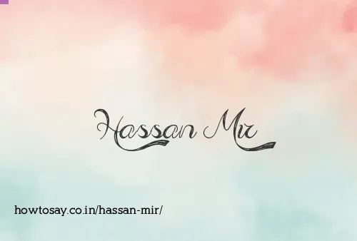 Hassan Mir