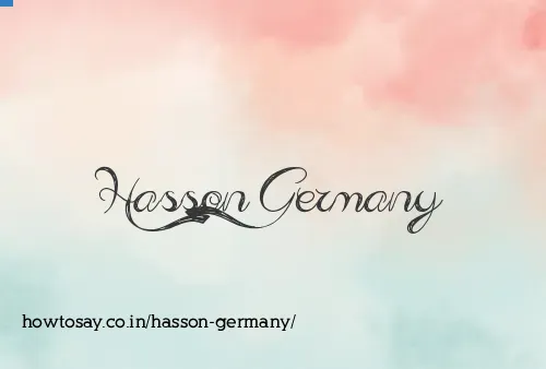Hasson Germany