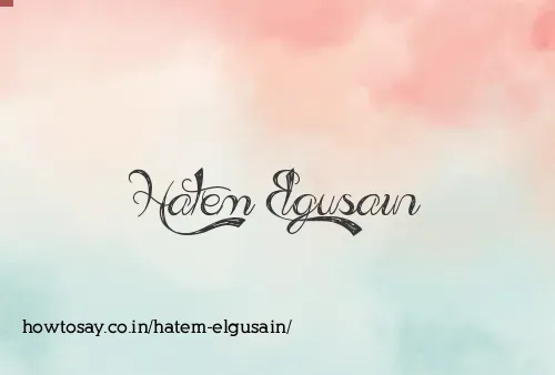 Hatem Elgusain