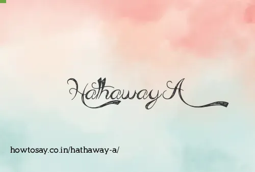 Hathaway A