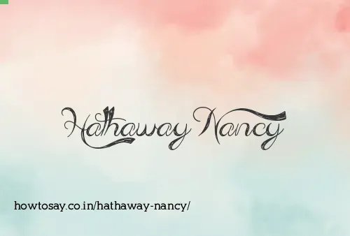 Hathaway Nancy