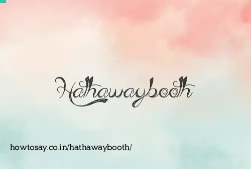 Hathawaybooth