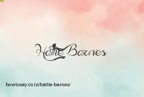 Hattie Barnes