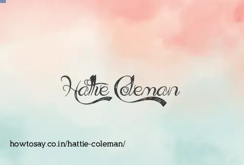Hattie Coleman