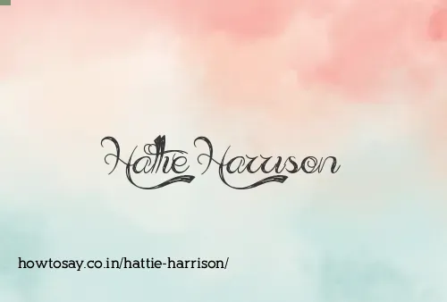 Hattie Harrison
